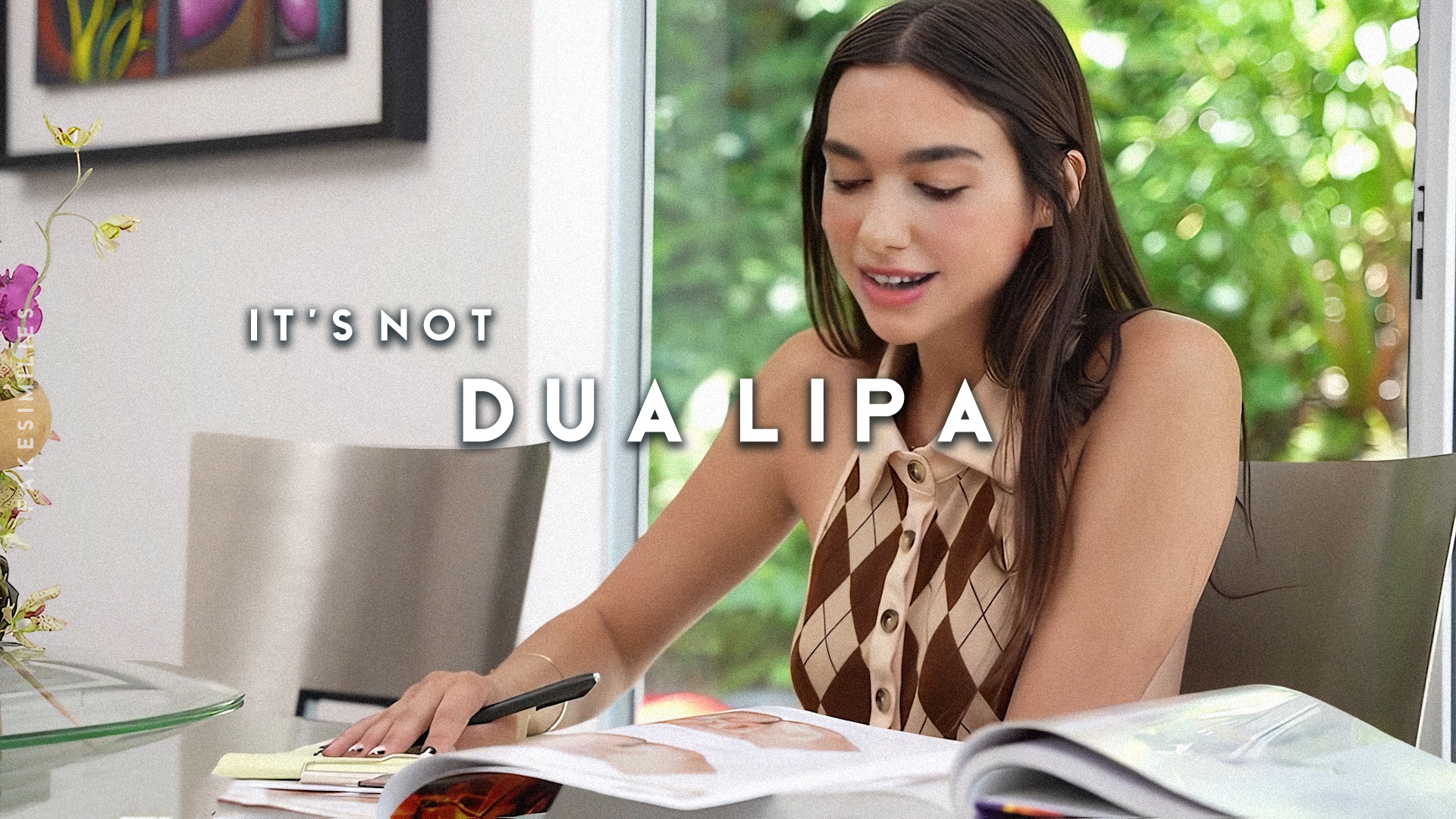 It's Not... Dua Lipa - "Studying HARD"