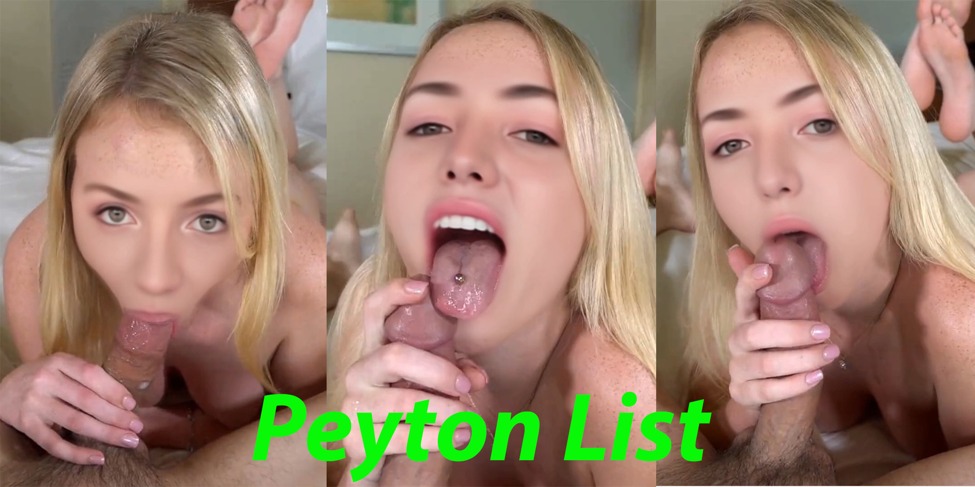 Peyton List professional blowjob