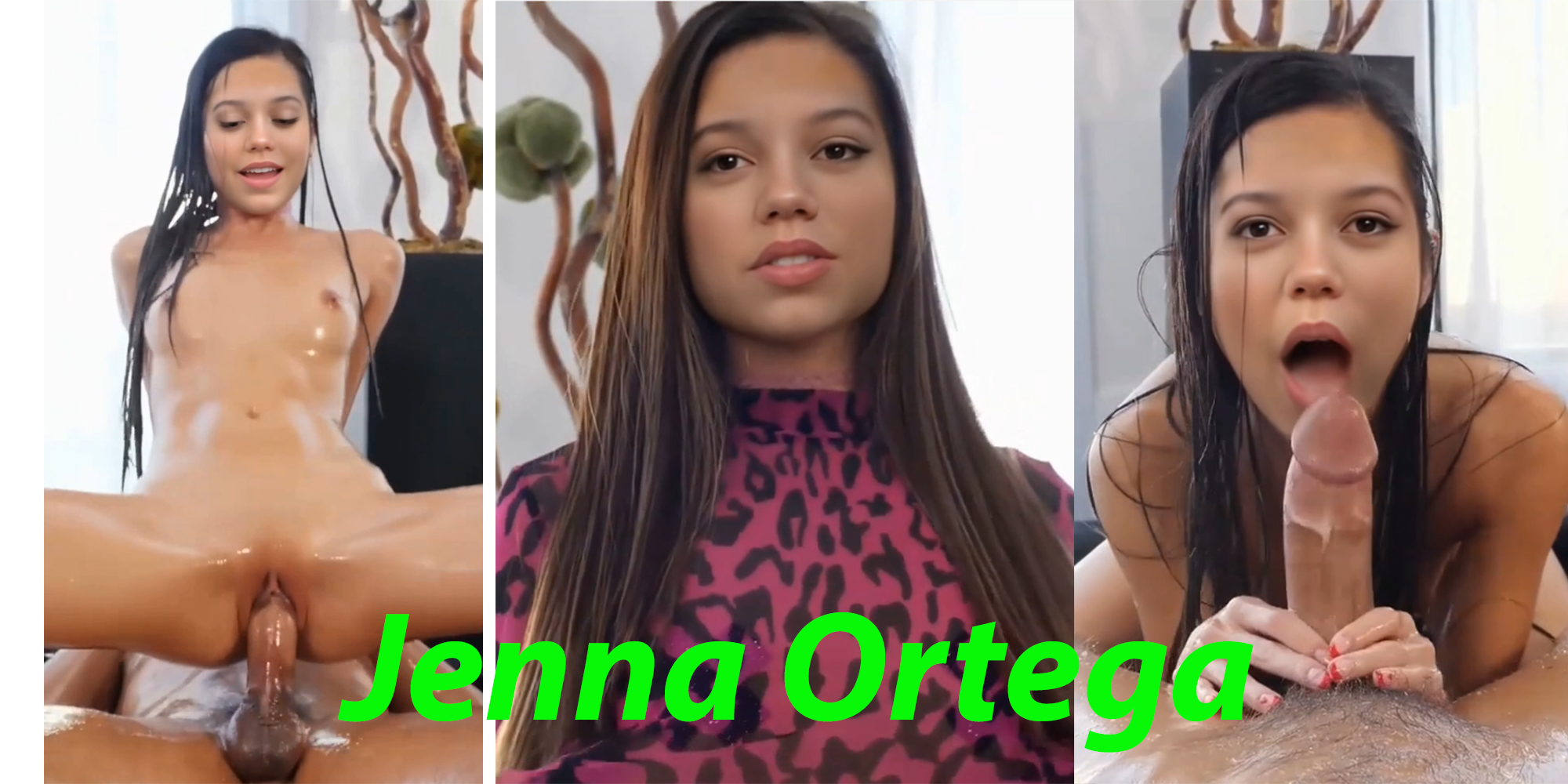 Jenna Ortega oily massage (full version)