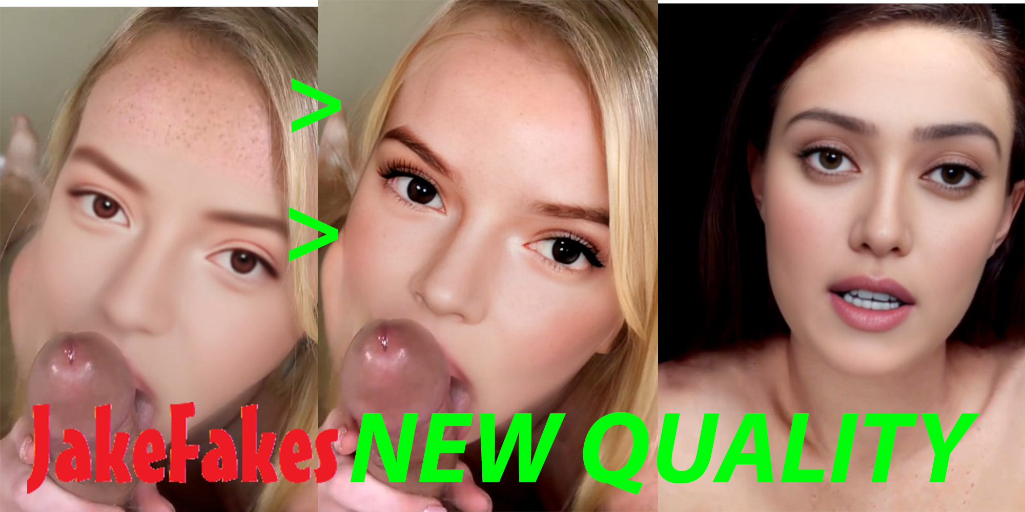 Jakefakes New Quality  test Anya Taylor Joy Ella Purnell