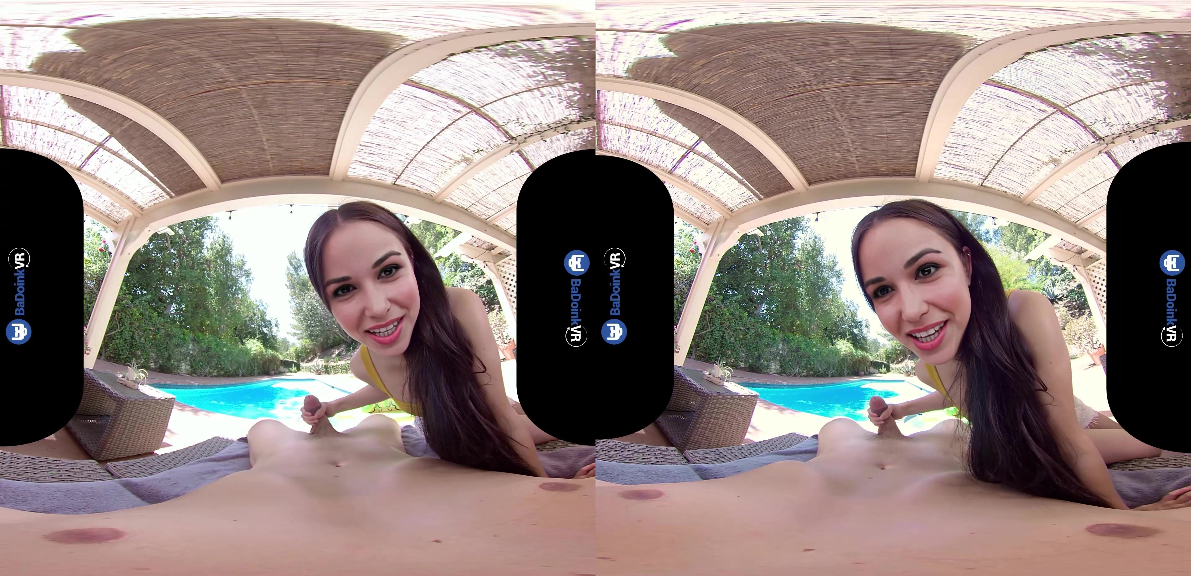 (not) Melissa Fumero fucks you by the pool [VR][Full Video]