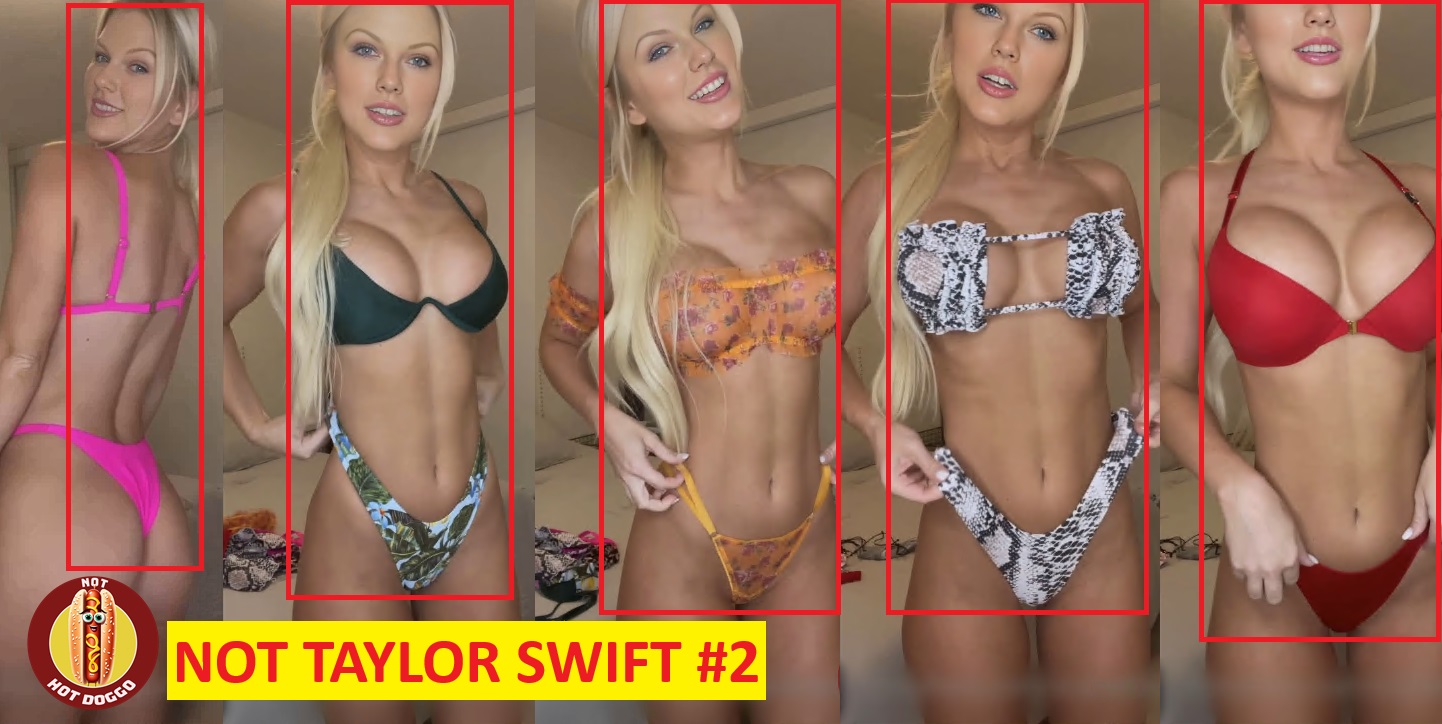 Not Taylor Swift - Trying On Bikinis