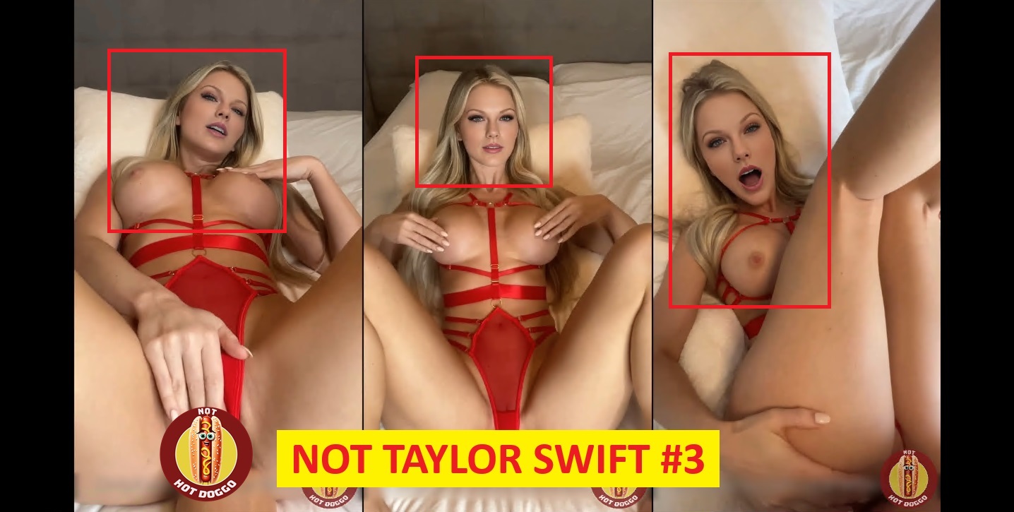 Not Taylor Swift - Fucked in Red Lingerie