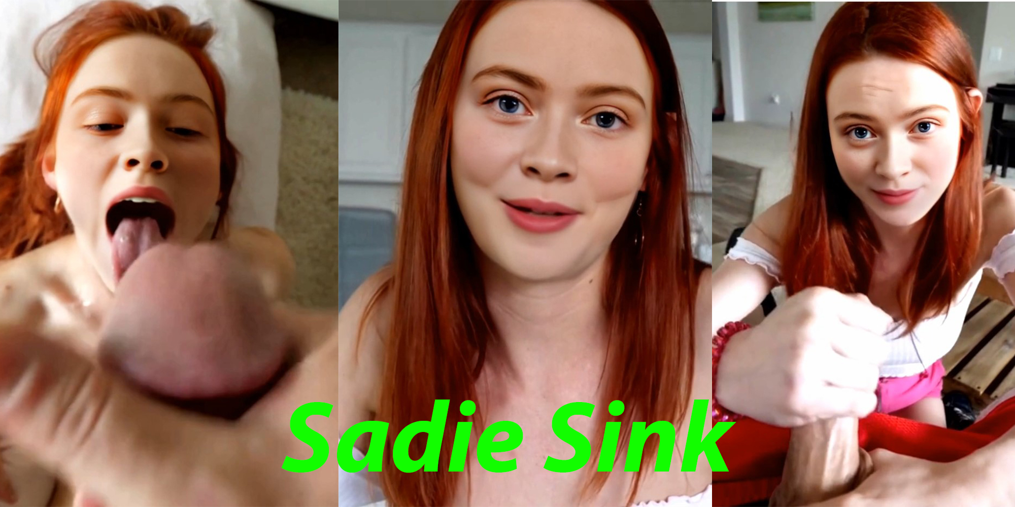 Sadie Sink with her friend's dad Remastered