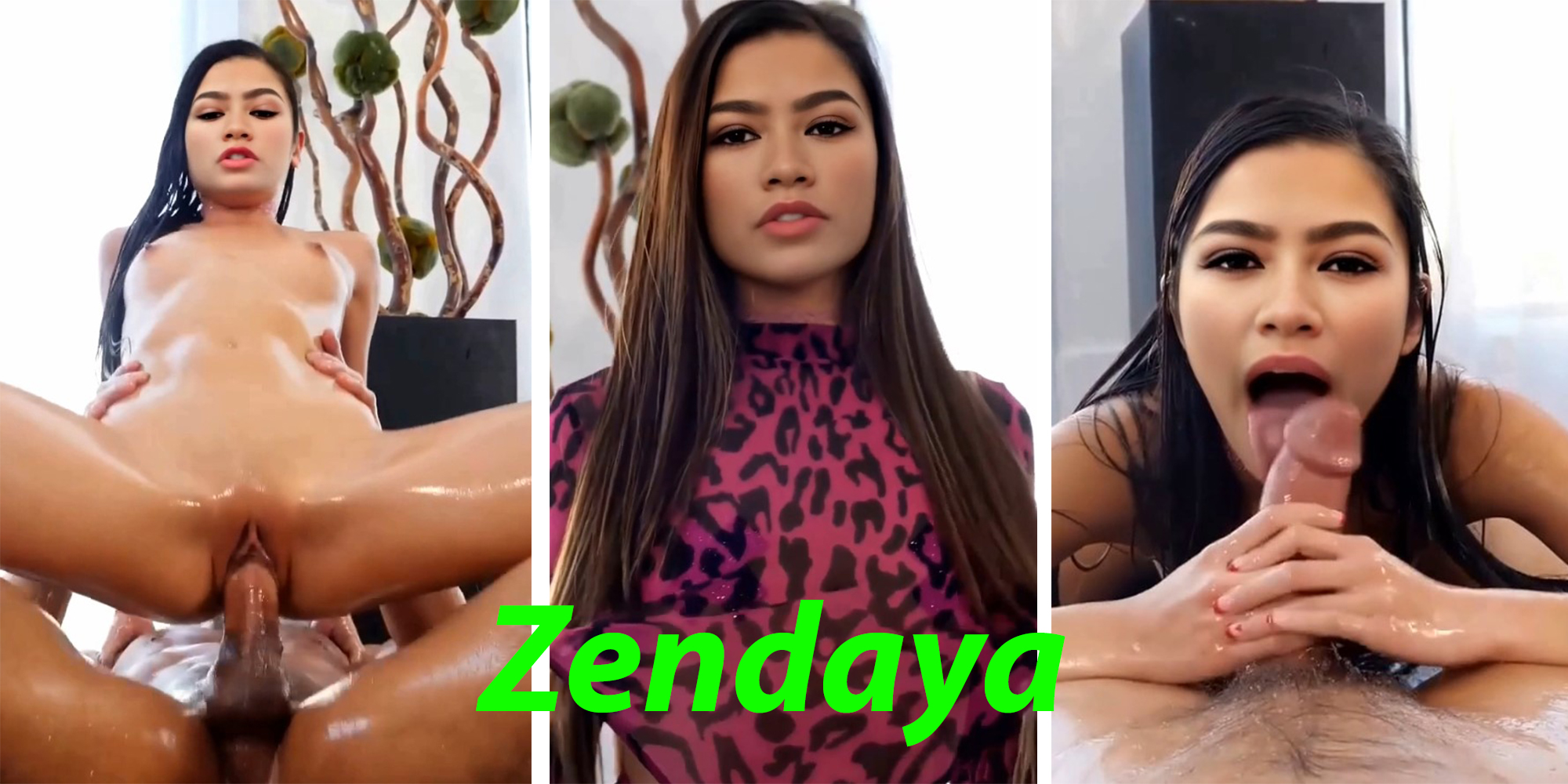 Zendaya oily massage