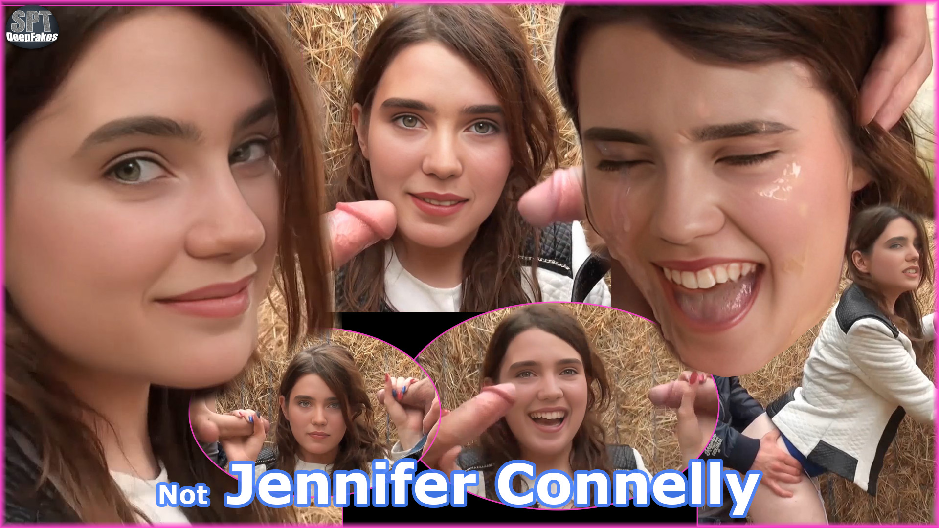 Not young Jennifer Connelly MMMF blowbang, anal, facial (trailer)