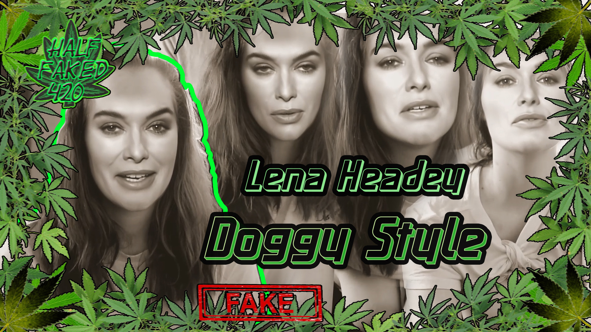 Lena Headey - Doggy Style (Sepia) | FAKE