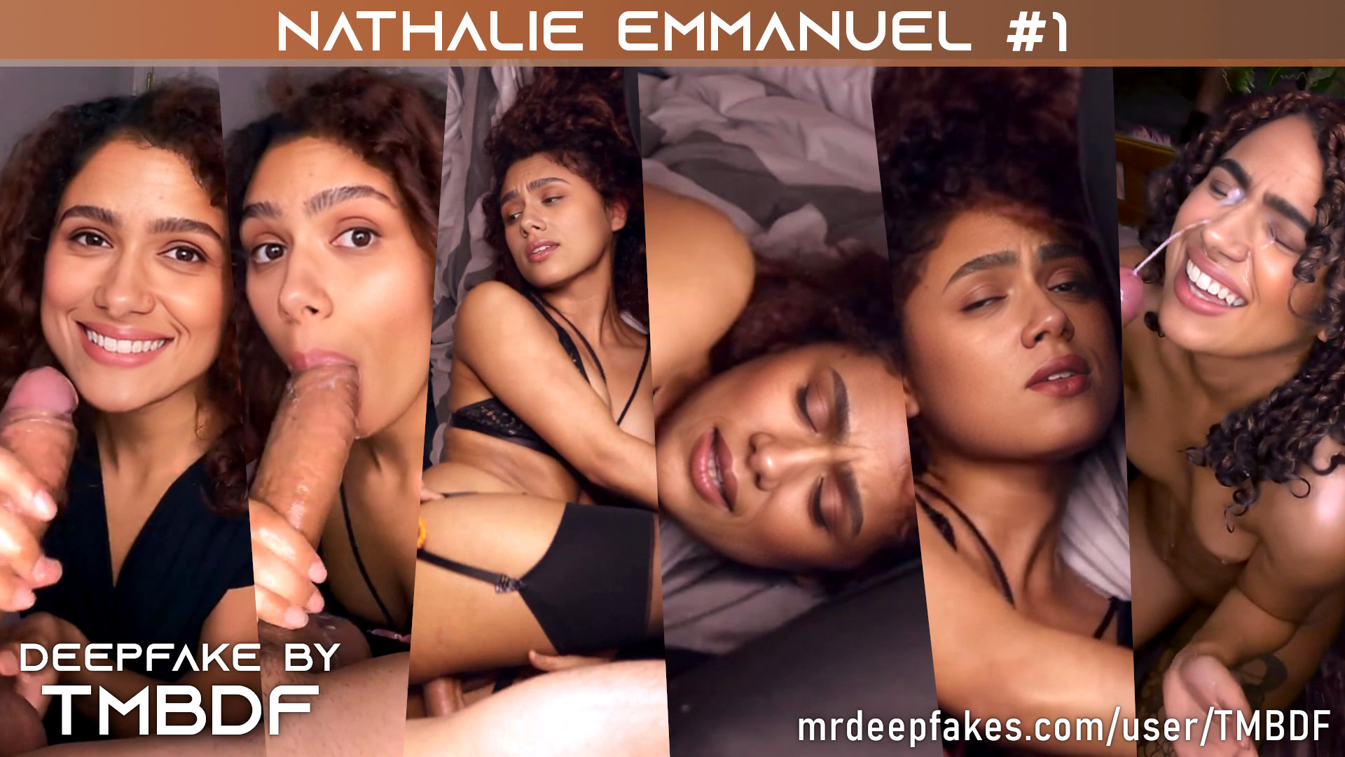 Nathalie Emmanuel #1 - POV BJ, SEX AND FACIAL | PREVIEW | Full ver. in video details