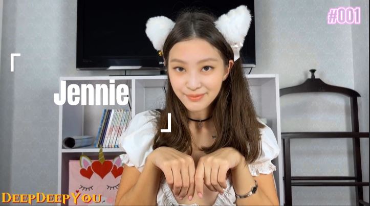 NOT Jennie act like a kitten