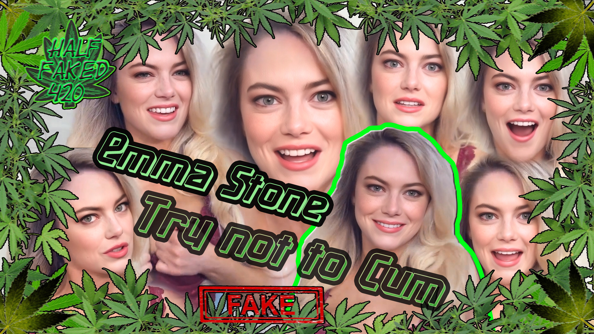 Emma Stone - Try not to Cum | FAKE