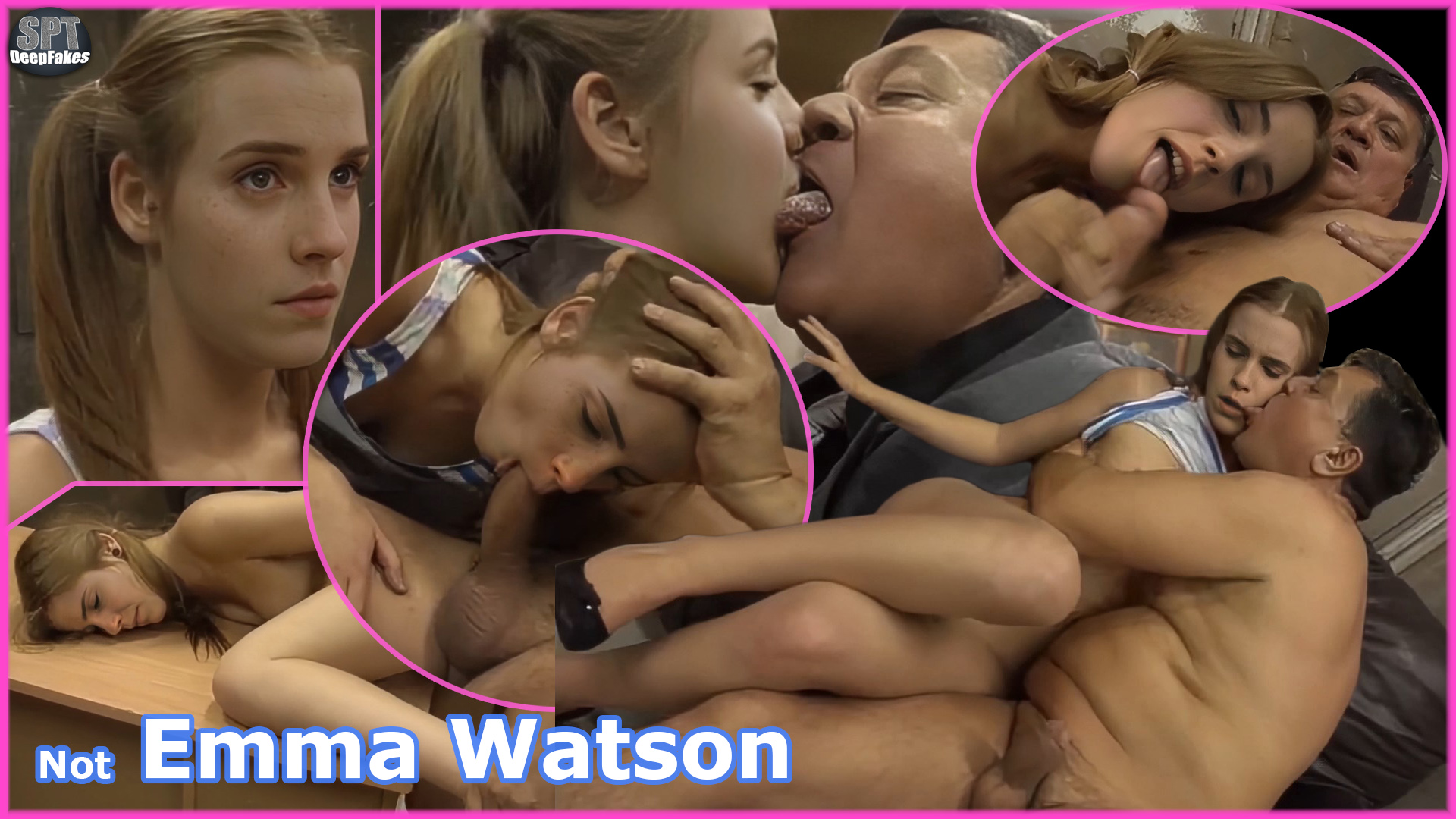 Not Emma Watson fucked by dirty old man (short version)