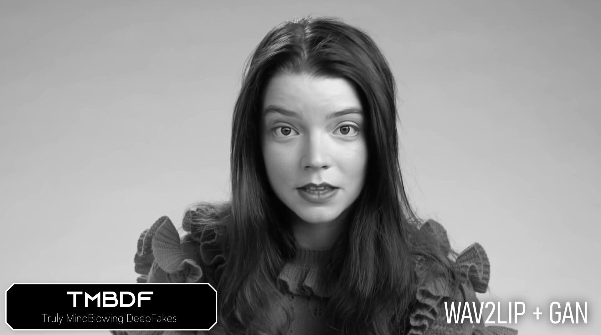 Voice clone test + wav2lip - "Anya Taylor-Joy reads: CBT, from wikipedia"