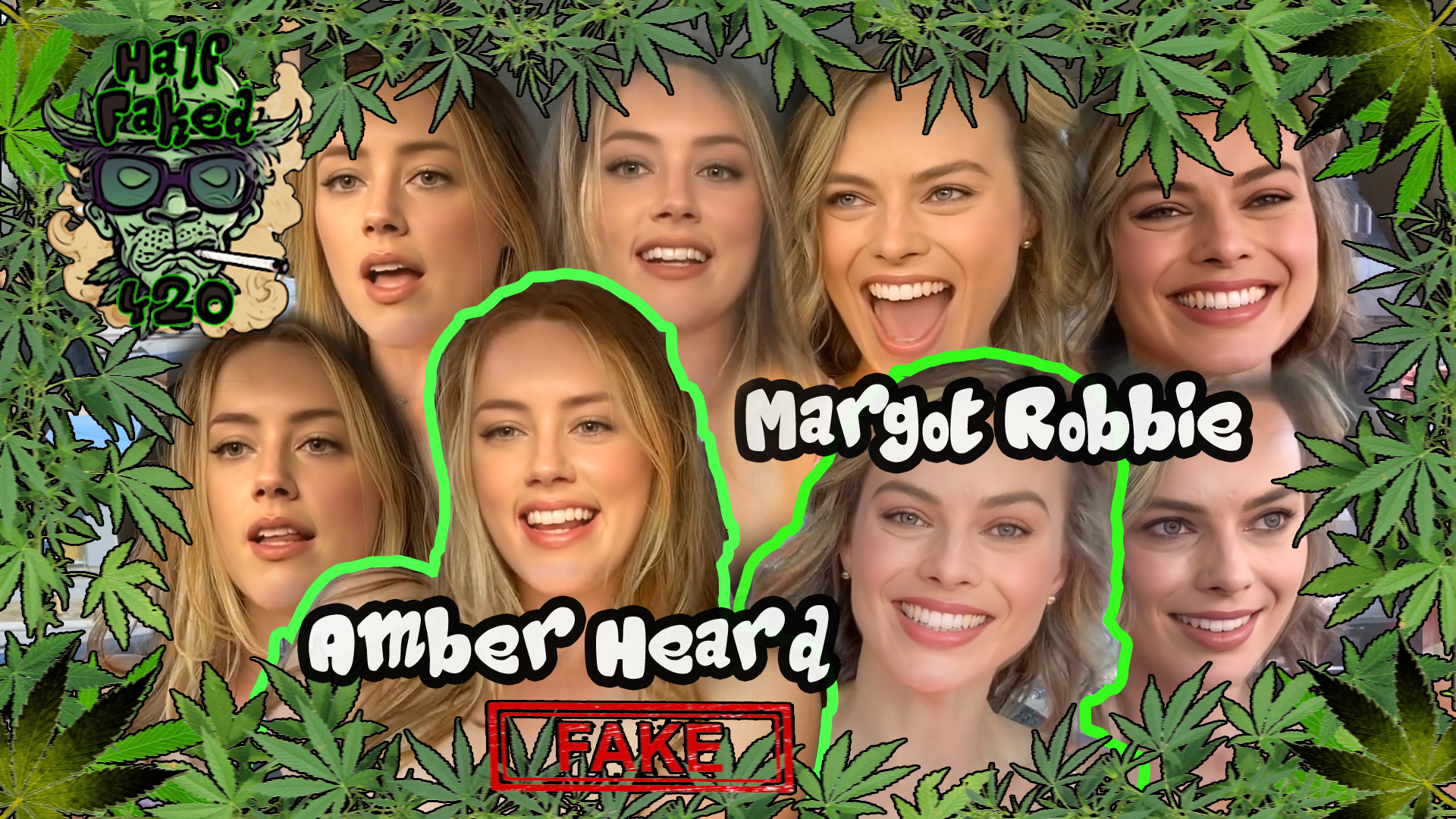 Amber Heard & Margot Robbie - Happy Taxi | FAKE