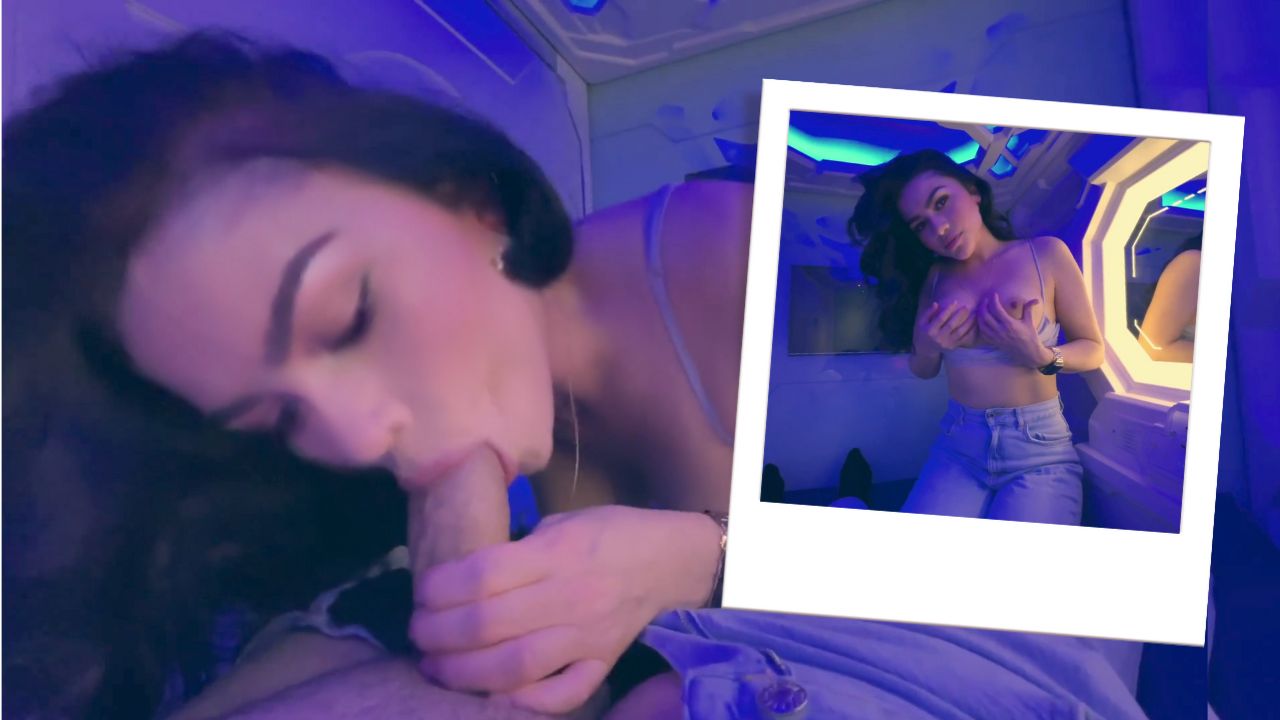 Zendaya gave a blowjob at the airport capsule hotel