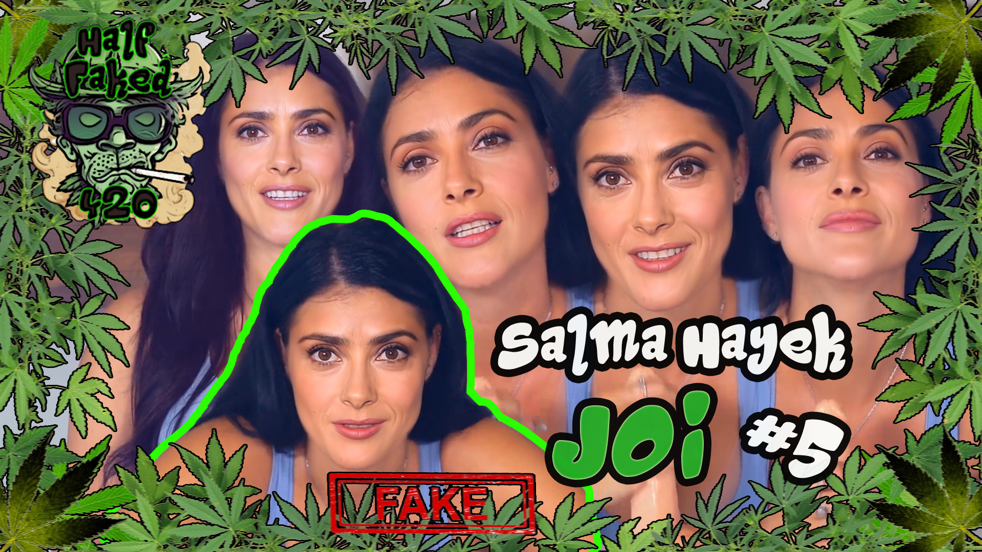 Salma Hayek - Turbo Handjobs #5 | 60FPS | FAKE